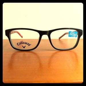 Callaway Junior Waggle Brown Red Eyeglass Frames